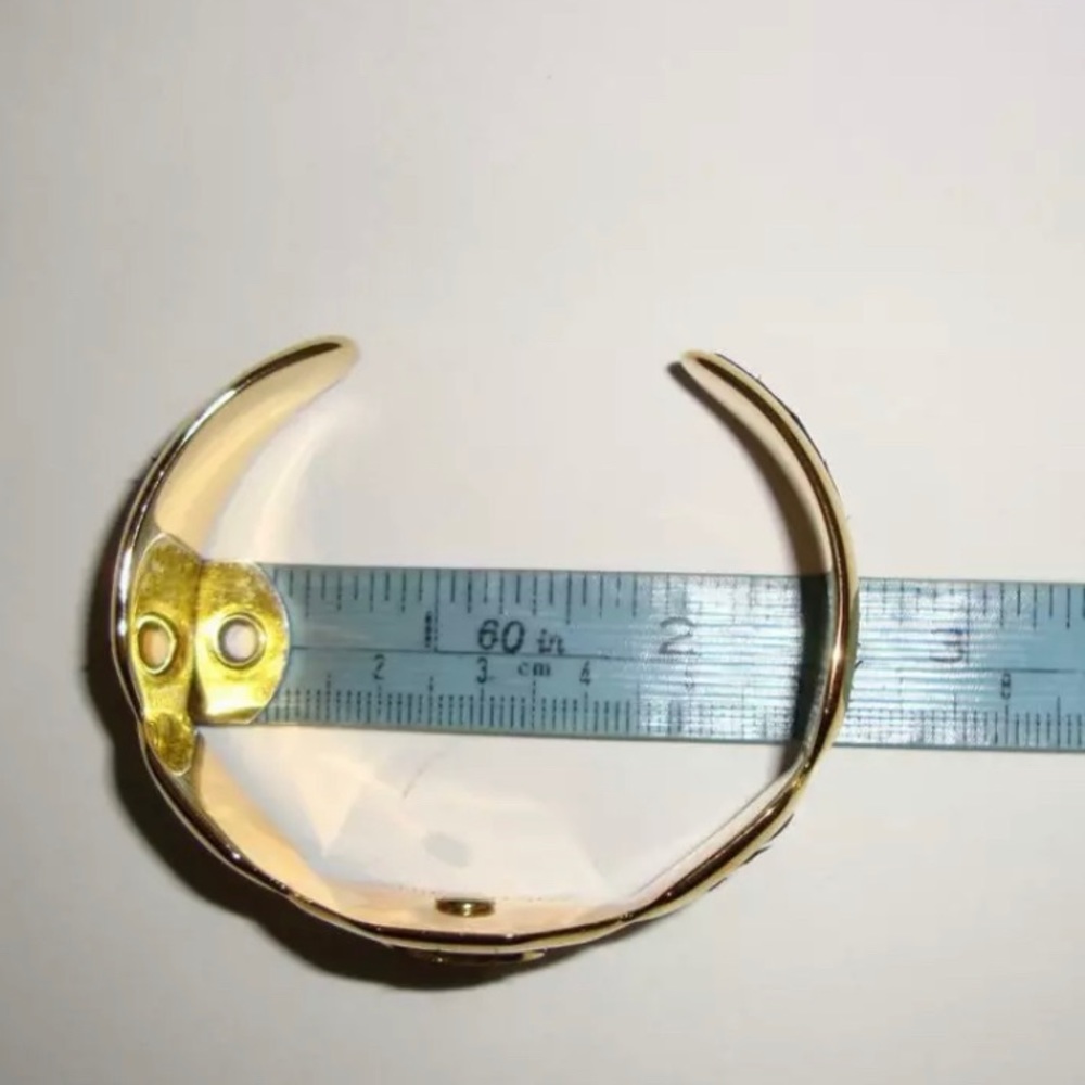 Rustic Cuff Gold & Snakeskin Cuff - Picture 8 of 14